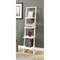 Convenience Concepts Designs2Go 4 Tier Ladder Bookshelf, White